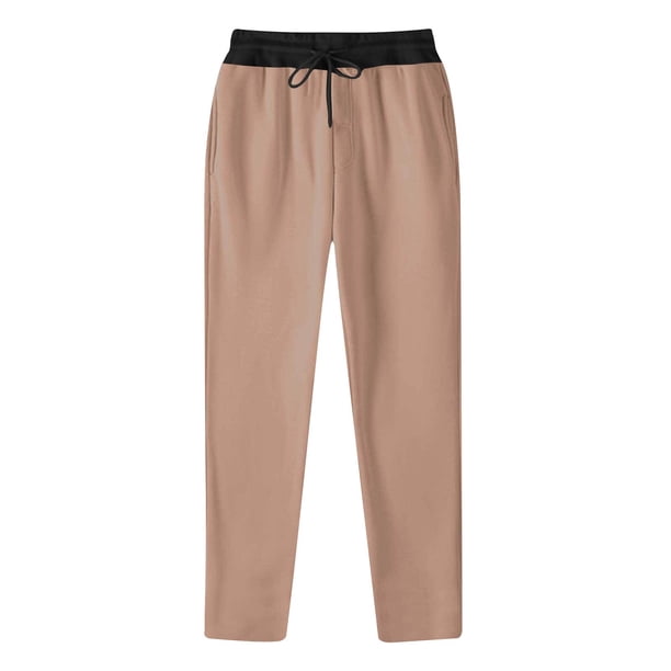 Pantalones de chándal de felpa para hombre: bajo elástico, joggers holgados, tejido de poliéster, ropa de gimnasio/casual, tallas S-XXXL.
