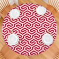 thumbnail image 2 of Artistic Tablecloth Featuring Modern Minimalist Abstract and Geometric Patterns, Colorful Tie Dye, Psychedelic Art and Rainbow Gradient for Chic Dining, 2 of 7