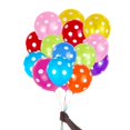 thumbnail image 1 of 50pcs 12 Inch Colorful Balloons Polka Dot Inflatable Air Balloons Lovely Balloons Decor for Wedding Birthday Party (Random Color), 1 of 6