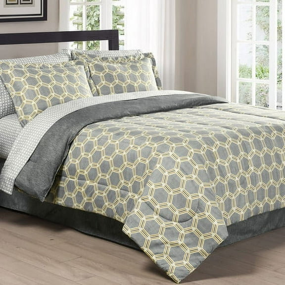 South Bay Down Alternative Comforter mini set Gray
