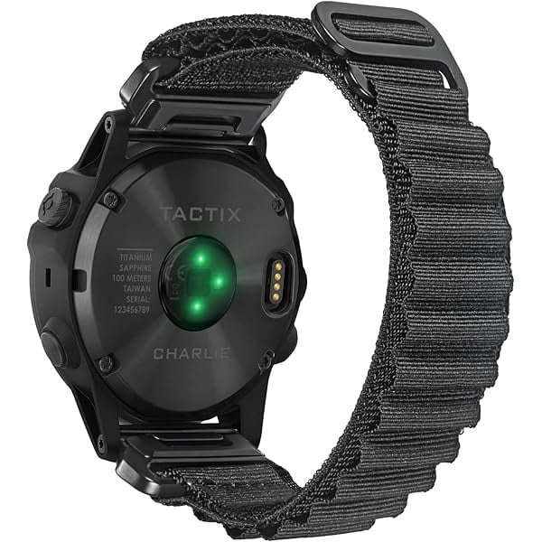 wonima11 Compatible With Garmin, Rugged Woven Nylon Sport Band with G-hook Watch Band For fēnix/Forerunner/Vivoactive/Approach/MARQ/quatix/D2 Series Tough Replacement Band For Men