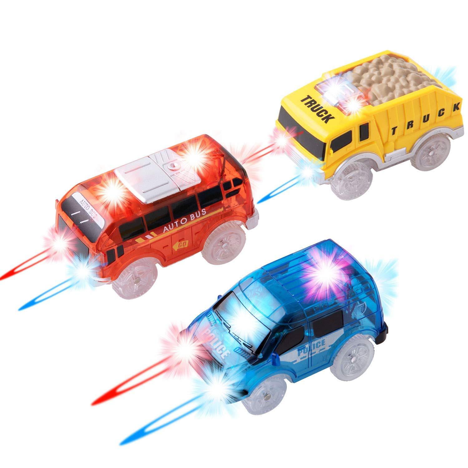 New Best Quality Track Car toy 128pcs with Lights for You Kid For Boys and Girls 