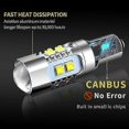 thumbnail image 5 of 2pcs LED Backup Light Blub Reverse Lamp H21W BAY9S 64136 Canbus For BMW F30 F80 F31 G30 F90 F11 G31, 5 of 5