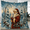 Quilt Blanket, variant on E-Macom LLC Stained Glass Santa Quilt Bed Set, Snowy Owl Winter Christmas Bedroom Quilt with Matching Pillowcases (Fold Hem) ( 80x90")