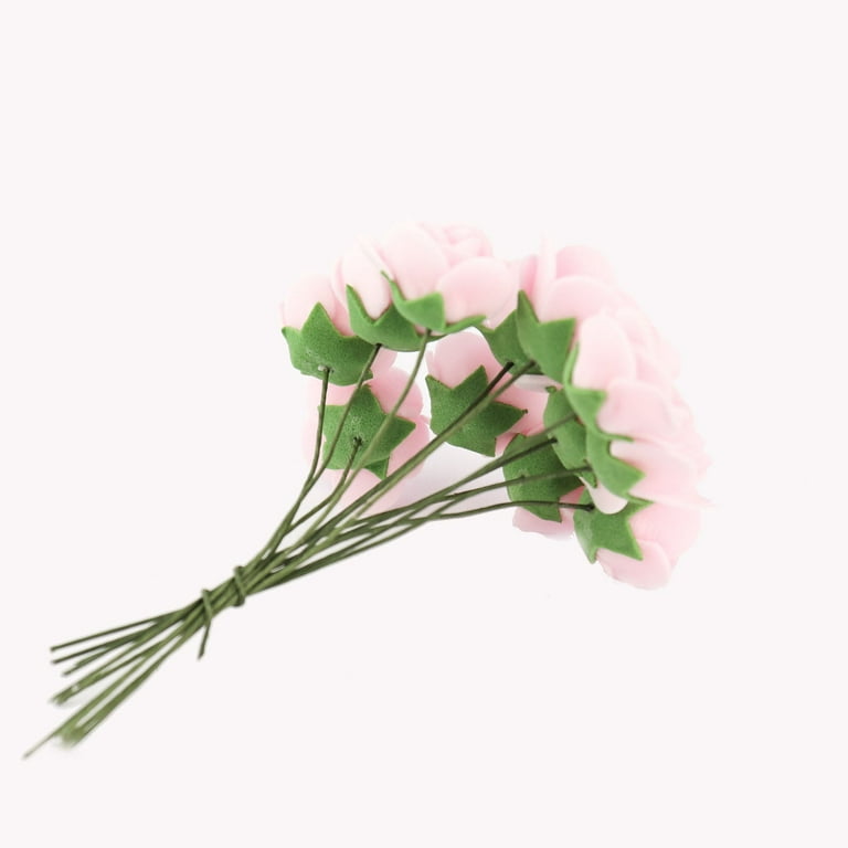 Balsacircle 4 Blush 12 inch Artificial Daisy Flowers Wall Backdrop Wedding Party Decorations DIY, Pink