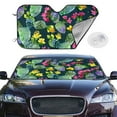 thumbnail image 4 of Goofa Watercolor Cactuses Printed Car Windshield Sunshade,Foldable Reflective Sun Visor,UV Protection Heat Blocker Sunshade,Car Cooling Accessory-, 4 of 7