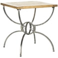 thumbnail image 2 of SAFAVIEH Alvin Traditional Rustic Wood Top End Table, Natural, 2 of 5