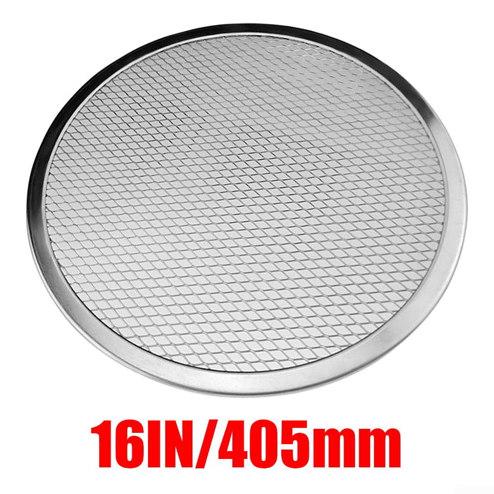 Details about   6'' 17' Aluminum Mesh Cook Pizza Screen Mesh Oven Baking Tray Round Plates 