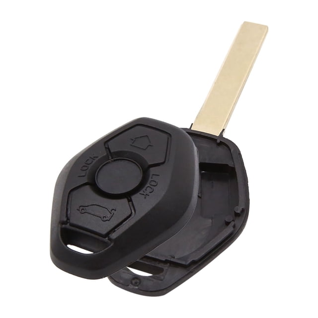 3 Botones Espadín Sin Cortado Carcasa de Llave de Coche para Series 5 E38 E39 E46 Z3 X5
