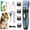 Blue, variant on Dog Hair Clippers, Professional LED Display Dog Grooming Kit, Cordless Quiet Pets Clippers Hair Trimmer, Low Noise Dog Shaver Clipper with 4 Comb Guides, 5 Size Fine Tuning Knob for Thick Coats Cats