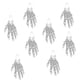 thumbnail image 2 of Xihbxyly Lámpara de Calavera de Halloween, Diseño Aterrador de Murciélago, Ambiente Espeluznante Único, Decoración Festiva, Accesorios de Terror para Jardín, Pequeño Adorno de Escritorio, 5,5 X 2,3 X, 2 of 4