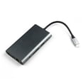 thumbnail image 1 of Computer Hub Type-C USB 3.0 10-in-1 Splitter 4K VGA 3.5mm Jack RJ45 Multiport Portable Adapter, 1 of 10