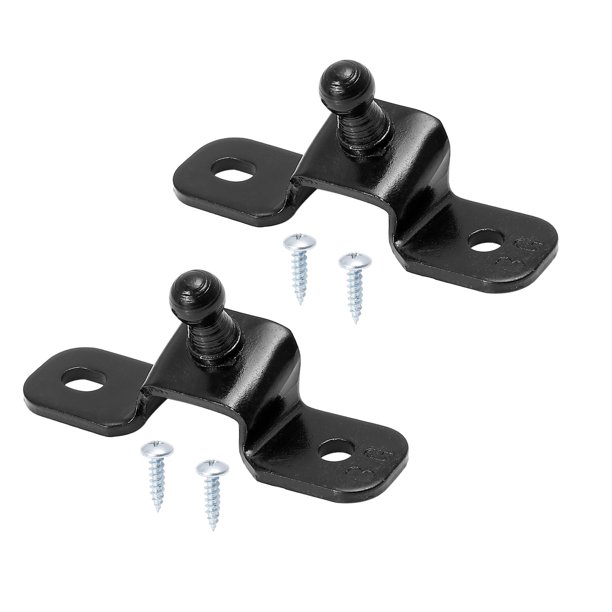 2 Conjunto 10mm Coches Bola Pernos Montaje Soportes Con Tornillos 75.5x20x22mm