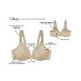 thumbnail image 4 of Women's Playtex US4423 Front Close No Poke Dreamwire Bra (Taupe 42D), 4 of 4
