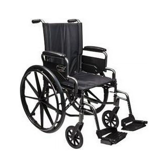 Traveler L4 Folding Wheelchair With Swingaway Footrest, 18" X 16" Seat Part No. 3f020120 (1/case)