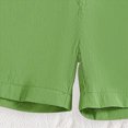 thumbnail image 4 of kpoplk Toddler Baby Boy Easter Outfit Short Sleeve Button Down Shirt Elastic Waist Shorts Set Infant Boy Easter Clothes Size 2-3 Years,Green, 4 of 7