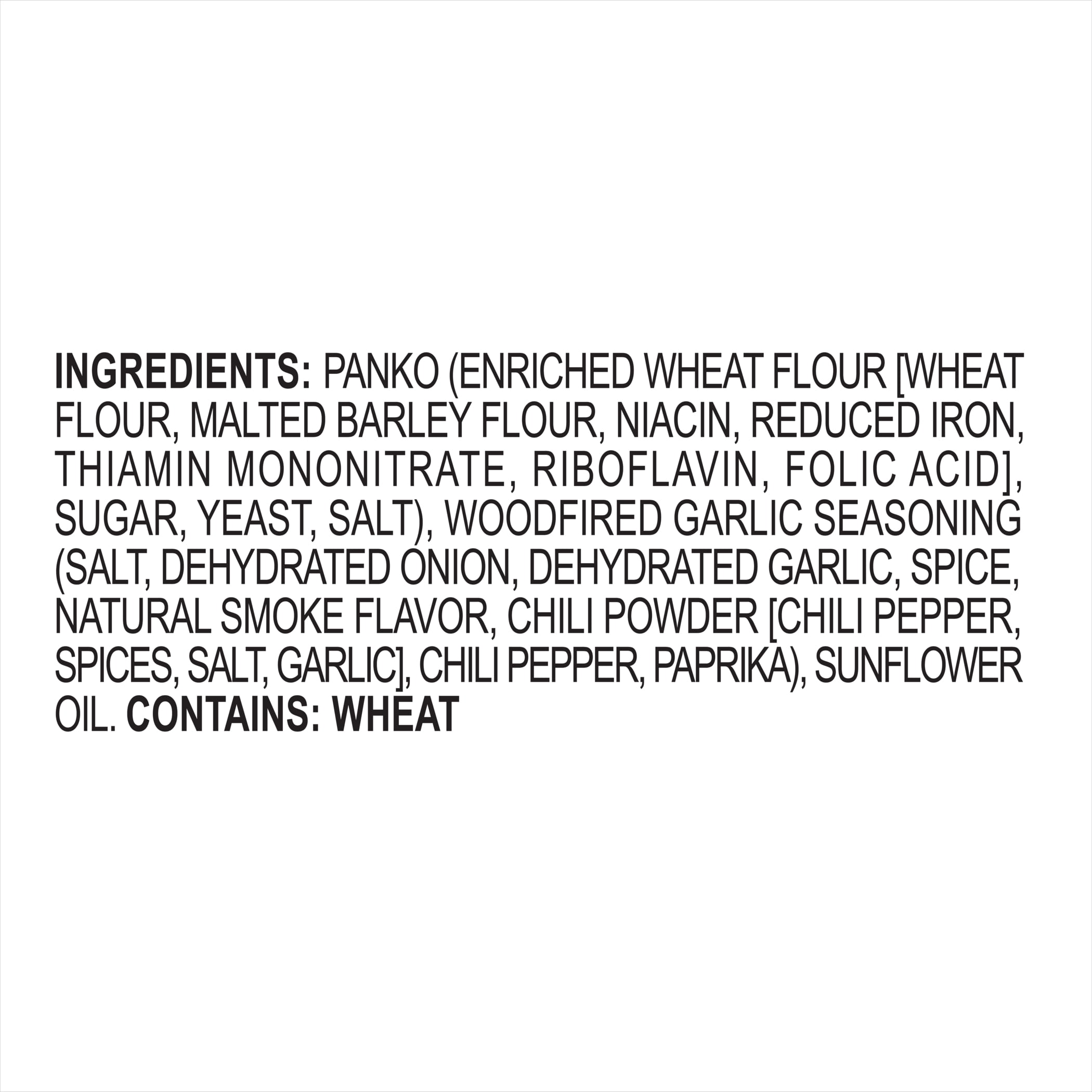(6 pack) Kinder's Woodfired Garlic Seasoned Panko Bread Crumb Coating, 5 oz