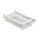 thumbnail image 3 of Organizador de cajones para refrigerador, soporte para estantes, contenedores de almacenamiento transparentes y extensibles. bandeja de huevos, 3 of 9