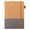 Grey, variant on Leather Notebook, Hardcover Cover College Ruled Notebooks, Wirebound Memo Diary Notebook Planner, 5.7 X 8.5 Inch, 1 Pack(Coffee)