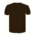 thumbnail image 3 of [Popular Choice] Men's Casual Letter Print T-Shirt, Round Neck, Comfortable Summer Top, Polyester, Machine Washable, T Shirt Tee For Adult, Men, Women, Teen, Teenager, Adolescent, Youth, 3 of 4