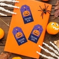 thumbnail image 3 of Koyal Wholesale 100-Pk Jk O' Lantern Halloween Gift Tags With String, Favor Bag Tags Halloween Decorations 2 x 3.75 inch, 3 of 5