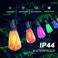 thumbnail image 4 of Guirnalda de luces LED multicolor para exteriores Achin de 7,6 m, impermeables, 4 of 8