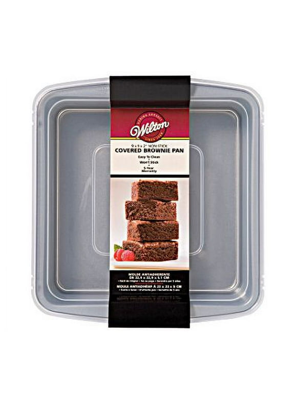 Wilton 2105-9199 9 Inch By 9 Inch Covered Brownie Pan