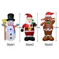 thumbnail image 2 of Party Favors Outdoor Garden Decoration Snowman Santa Claus Christmas Inflatable Dolls Lighted Dolls Inflatable Model Toys Lights LED STYLE 2, 2 of 8