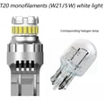 thumbnail image 2 of 2 x Coche Luces LED Canbus T20 7440 W21W para marcha atrás, W21/5W 7443, luz de freno, intermitente, luz trasera de 6500 K, superbrillante, 2 of 5