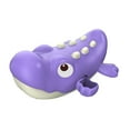 thumbnail image 1 of Jouet de Bain Crocodile à Remonter Violet pour Enfants, 1 of 4