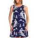 thumbnail image 1 of Fotbe Abstract Skiing Vestido de Verano sin Mangas para Mujer – Vestido Midi Línea A, Estilo Camiseta Floral, Vestido Playero Casual y Fluido, 1 of 7