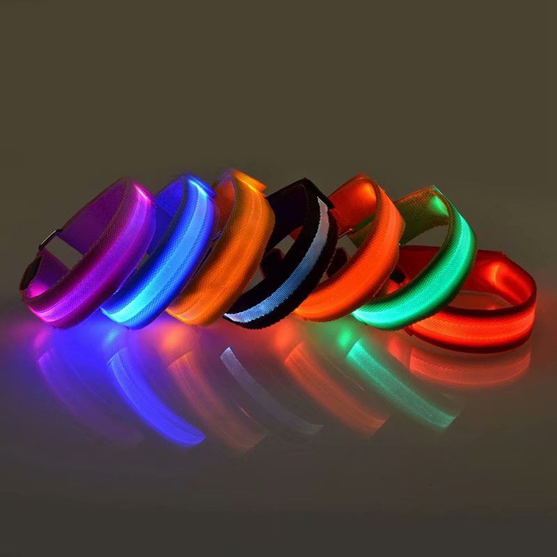 Flashing Safety LED Light Reflective Belt Strap Arm Band Night Running\\\ 