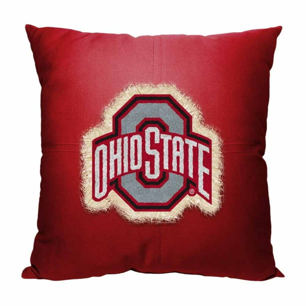 Ncaa Ohio State Buckeyes 18 X 18 Letterman Pillow