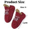 thumbnail image 5 of Cozy Sherpa Fuzzy Slippers Socks Non-Slip Winter Indoor Double-Layer, 5 of 5