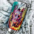 thumbnail image 1 of 3D Dog Doberman Printing Tumbler With Flip Lid Lightweight Coffee Cup Portable Best Gift On Mother's Day Father's Day Thanksgiving Hallowmas Christmas, 1 of 4