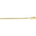 thumbnail image 3 of Floreo 10k Yellow Gold 1.5mm Lite Round Box Link Chain Necklace 16 Inch, 3 of 5