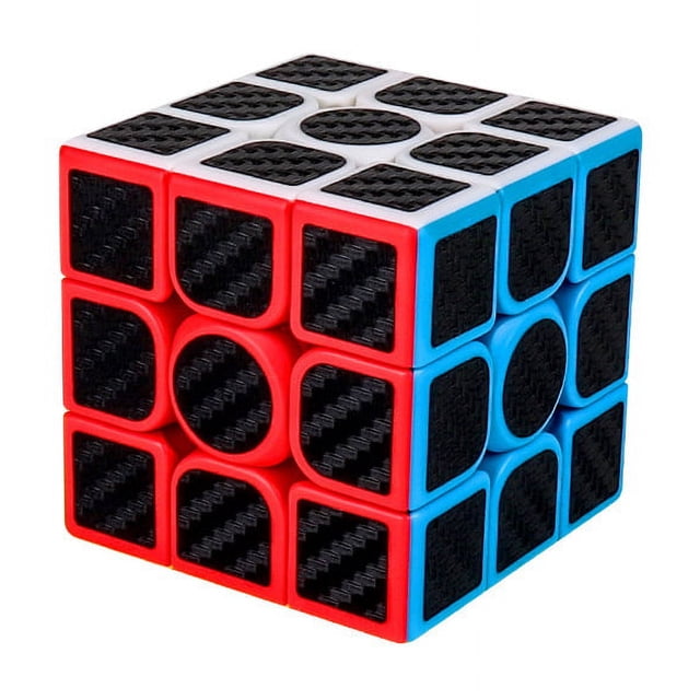 Cubo de Rubik de cinco caras con forma de pirámide de fibra de carbono y dragón mágico combinado alienígena SQ12345, cubo de Rubik de competición, caja de regalo