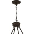 thumbnail image 6 of Vanity Art 20 Lights Wagon Wheel Chandelier Lighting | Modern Hanging Light Farmhouse Candle Style Ceiling Light Fixtures for Living Room Dining Room MLT6220LT-ORB-BD, 6 of 7