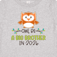 thumbnail image 4 of Inktastic Owl Be a Big Brother in 2026 Boys Baby T-Shirt, 4 of 5