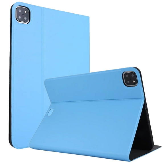 ELEHOLD Case for iPad Pro 11 Inch Case 2024 (5th Gen) with Auto Sleep/Wake & Multiple Viewing Angles Stand PU Leather Cover for iPad Pro 11 Inch 2024 Case,Skyblue