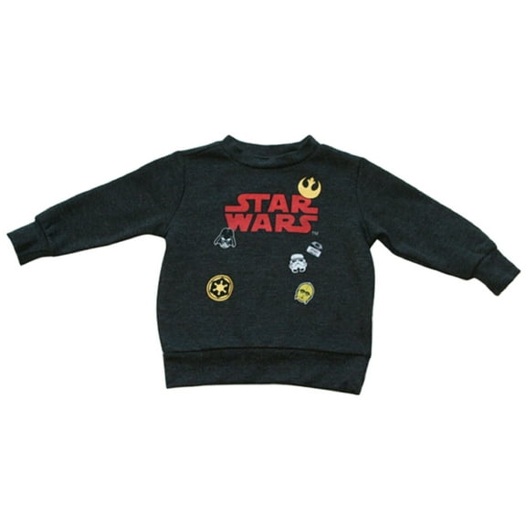 Star Wars Infant Boy's Black Pullover Sweatshirt - 18M