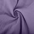 thumbnail image 6 of CFLVAEK Summer Gauze Cotton Linen Dresses for Women with Pocket Plus Size Short Sleeve Resort Wear Dress Casual Solid Color Beach Dresses Loose Fit Eyelet V Neck Midi Long Dress Purple L, 6 of 6