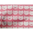 thumbnail image 4 of oneOone Cotton Cambric Medium Pink Fabric Cat Face Animal Fabric For Sewing Printed Craft Fabric By The Yard 56 Inch Wide, 4 of 4