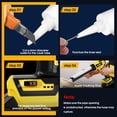 thumbnail image 7 of Cordless Caulking Gun Compatible With De-Walt 21V Max Battery(No Battery), 6 Adjustable Speeds w/ LED Light, Anti-Drip, Auto Retract, 13Pcs Caulking Tools for Filling, Sealing, Repair (NO Battery), 7 of 7