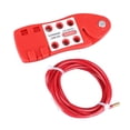 thumbnail image 2 of Bloqueo de cable, bloqueo de cable ajustable, candado de cable de acero inoxidable con forma de pez, candado de cable con forma de pez, diseño elevado, 2 of 9