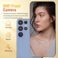 thumbnail image 5 of YAHHU 6.26 Inch Unlocked Smartphone for Android 8.1 4GB RAM 64GB ROM 8MP Front 16MP Rear High Resolution Camera Quad Core 5800mAh Battery Cell Phone for School Work Daily Use Blue (15.9 cm), 5 of 9