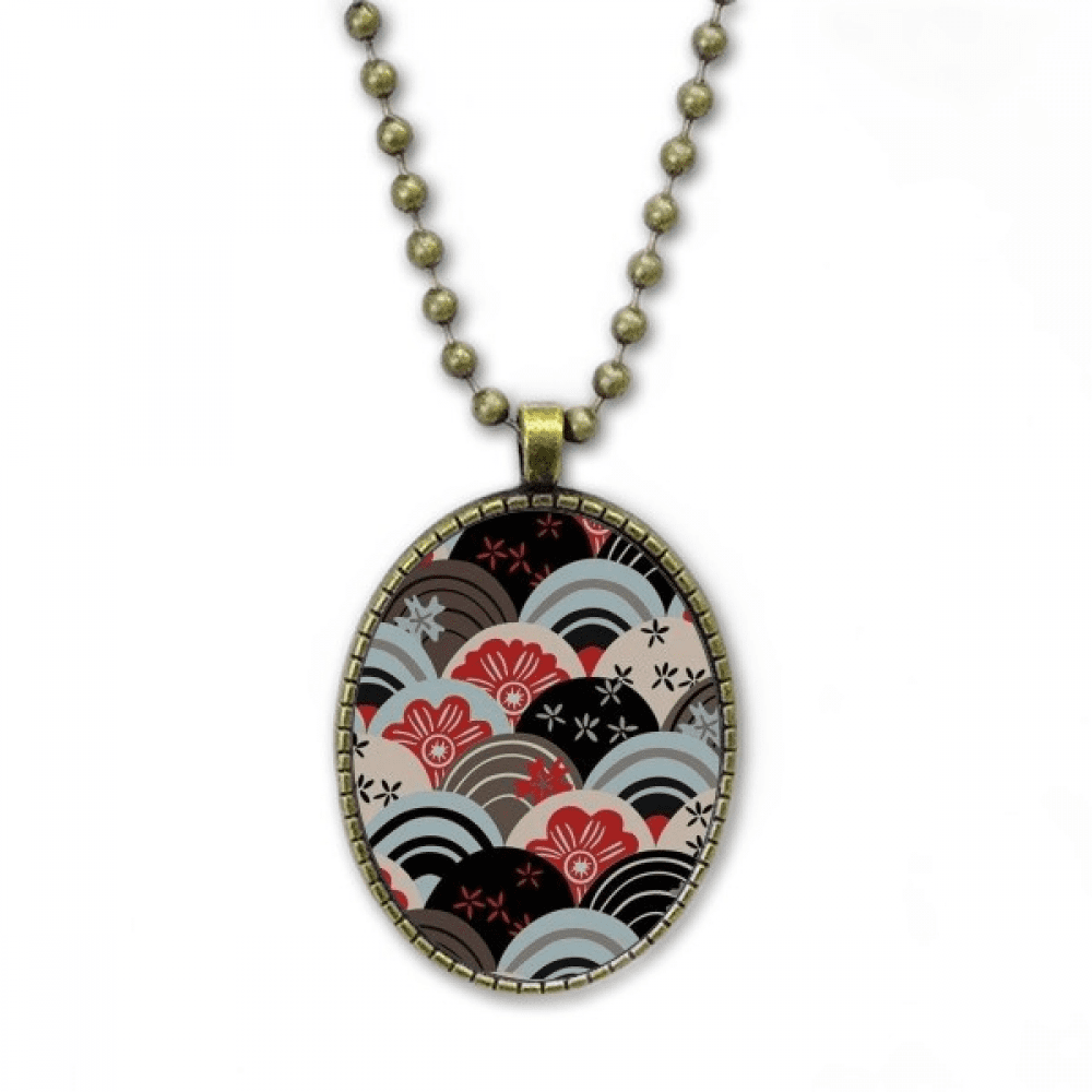 Regular Japanese Traditional Cultural Necklace Vintage Chain Bead Pendant Jewelry Collection