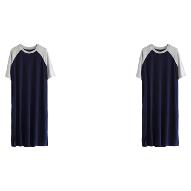 Sonducket Cómoda ropa de dormir para hombre, bata transpirable para descansar y dormir, albornoz para hombre, pijama para hombre, bata para Type23 NO23