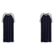 thumbnail image 4 of Ropa de dormir para hombre Minnieouse algodón gris claro azul marino XXL 2Conjunto, 4 of 6
