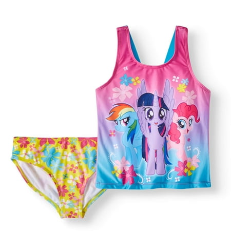 my little pony girls 2 piece swimsuit walmart com